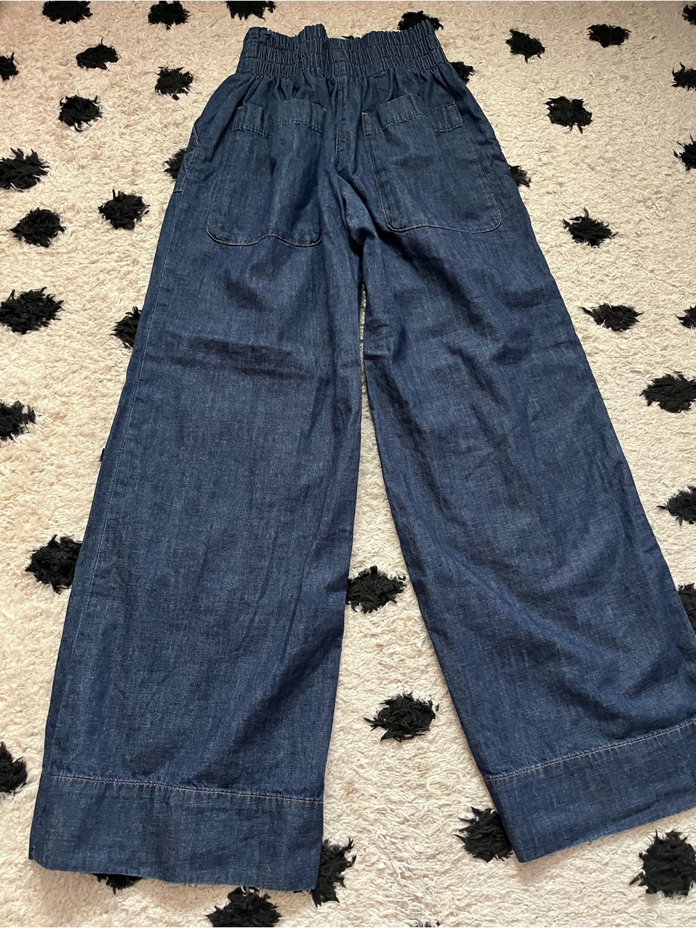 We the free size small Wide Leg Dark Denim Pants - Picture 12 of 13
